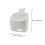 3Pcs Hanging Basket Plastic Kitchen Storage Organizer with White Color 2