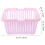 6Pcs Bathroom Storage Basket for Organizing Lavender Plastic Organizer 2