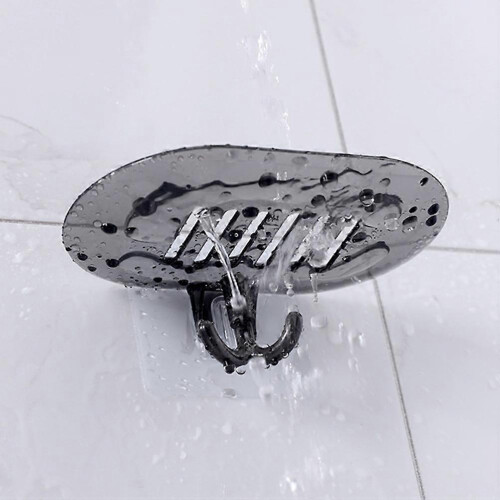 Plastic Soap Holder Wall Mounted Soap Rack for Bathroom Storage 6Pcs 2