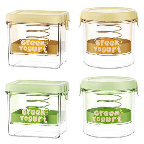 Easy to Use Homemade Yogurt Strainer Simple-Green rectangle 1