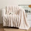 Nayueo Checkerboard Blanket Beige 70100cm Thick Plush 2