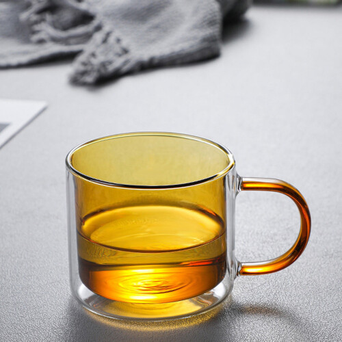 Gobelet en verre borosilicate – Double paroi, coloré, 1