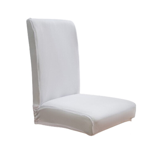 Solid Color Stretch Chair Covers Set for Dining Chairs with 1