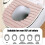 Abattant de toilette chauffant alimenté par USB, température réglable 5