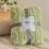 Plush Soft Polyester Blanket Matcha Green 100x150 cm 2