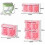 Three-Grid Blue Plastic Spice Organizer for Kitchen Storage and Organization 5