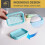 Double-Layer Plastic Soap Dish, Draining Box, Bathroom Storage 3