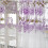 Blue Peony Voile Sheer Curtain 1 panel 5