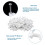 Attaches de câble plates blanches 10 mm – 200 pièces 4