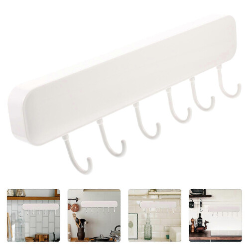 Plastic Wall Hanging Hook Rack for Home Use Kitchen Multi-Hook 1