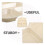 Multi-Compartment Food Tray Kitchen Storage Organizer 3Pcs Plastic Tray 3