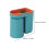 Toothbrush Holder Wall Mounted for Bathroom Storage with 4Pcs Plastic Racks 2