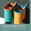 Toothbrush Holder Wall Mounted for Bathroom Storage with 4Pcs Plastic Racks 4