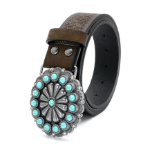 Stylish Cowboy Charm Waist Belt Sash With Handcraft Bead-XL