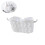 Suction Cup Kitchen Storage Basket Plastic Hanging Organizer for Storage 4
