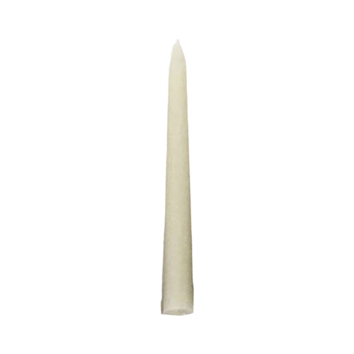 Lot de 10 bougies coniques blanches multicolores 1