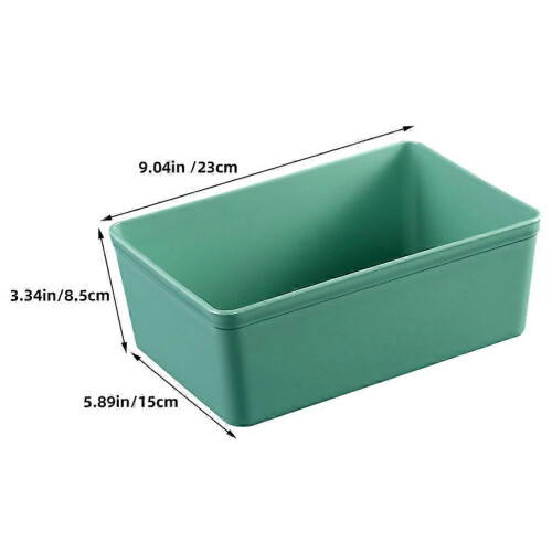 Green Storage Box Plastic Organizer for Kitchen Use 1