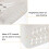 Bathroom Storage Basket Rectangular Plastic Basket for Storage 1Pcs with Handle 3