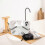 Bathroom Storage Basket Rectangular Plastic Basket for Storage 1Pcs with Handle 4