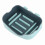 Blue Plastic Wall-Mounted Soap Dish with Storage for Bathroom Organization 2