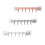 Self 6 Wall Hooks Rack Plastic Bathroom Door Hooks Rack Kitchen No Drill Organizer 3