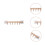 Self 6 Wall Hooks Rack Plastic Bathroom Door Hooks Rack Kitchen No Drill Organizer 5