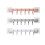 Self 6 Wall Hooks Rack Plastic Bathroom Door Hooks Rack Kitchen No Drill Organizer 4