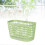 Kitchen Storage Organizer Plastic Basket with Rotatable Hook 3Pcs 2