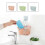 Kitchen Storage Organizer Plastic Basket with Rotatable Hook 3Pcs 3