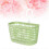Kitchen Storage Organizer Plastic Basket with Rotatable Hook 3Pcs 5