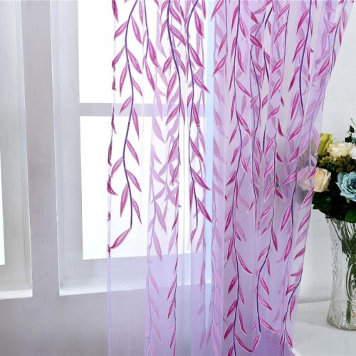 Κουρτίνα παραθύρου Willow Voile 2 πάνελ 39,4 x 78,8 ίντσες 1