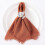Serviettes en coton faites main avec franges, lot de 8 2