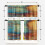 Kitchen Curtains Set Beige Orange Abstract 36 inch 3