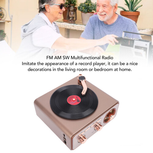 AM/FM/SW-Radio Bluetooth-Lautsprecher Silber 1200 mAh 2