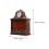 Fireplace-Shaped LED Lamp Coffee Plastic 39x30x13cm 2