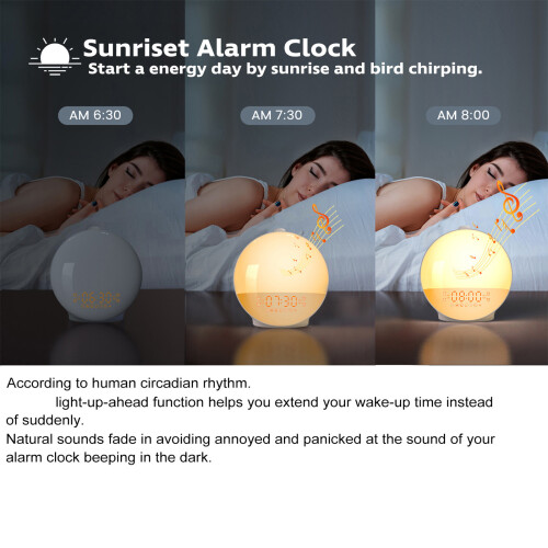 Double Alarm Digital Clock with Drowse Feature and Morning 1