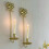 2Pcs Wall Mount Candle Holders Modern Wall Candle Sconces-Gold 2