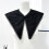 White Detachable Collar Half Shirt Accessory Elegant Lace-Black 7