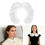 Women Decorative Collar Embroidery Artificial Pearls-White 3