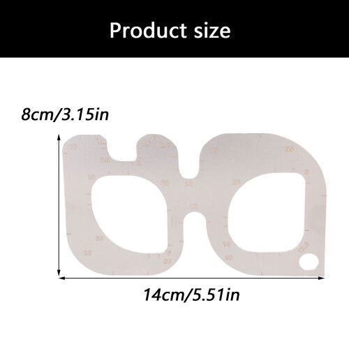 Leather Cutting Angles Ruler Stainless Steel Cutting Tool 2