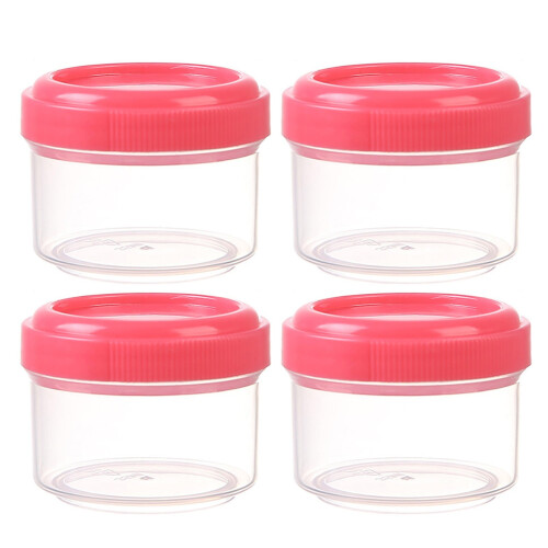 Pachet de 4 borcane reutilizabile etanșe pentru sos, 35 ml