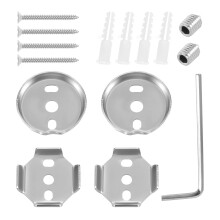 Ensemble de remplacement pour porte-serviettes en acier inoxydable, 15 pièces