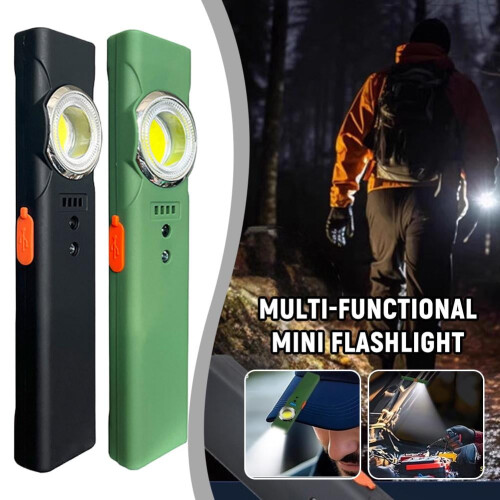 Lanterna LED COB recarregável com sensor de movimento e ímãs. 1