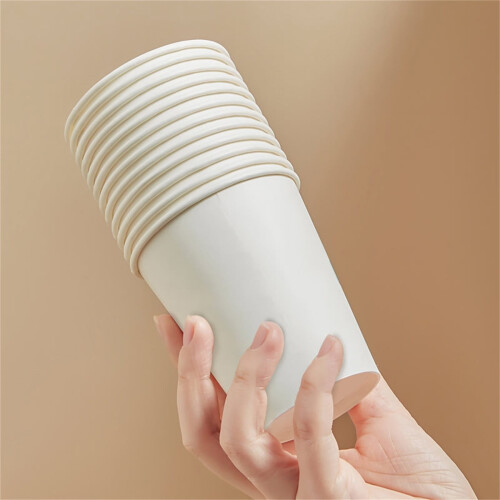Reinweiße Einwegbecher, 210 ml, Karton, 7,4 oz