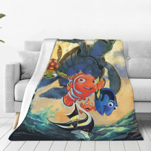 Finding Nemo fleece plaid/deken 80x60 inch