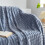 Bubble Rabbit Blanket Light Grey 100x150cm Ultra Soft 3D 5