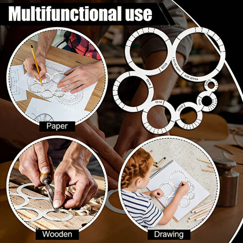 Round Corner Cutting Ruler for High Precisions Leather Cutting 1