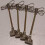 4-pak magnetisk røgelsesspiralholder, rustfrit stål 5