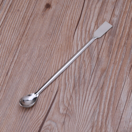 Cuchara de bórax de acero inoxidable con mango largo (1 unidad) 2