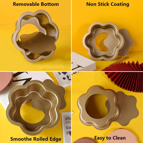 Blomsterbageplade Non-stick kulstofstål 2 stk. 8,75 tommer 1